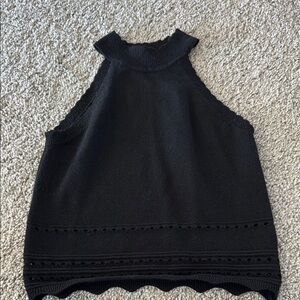 Elegant Black Sleeveless Top
